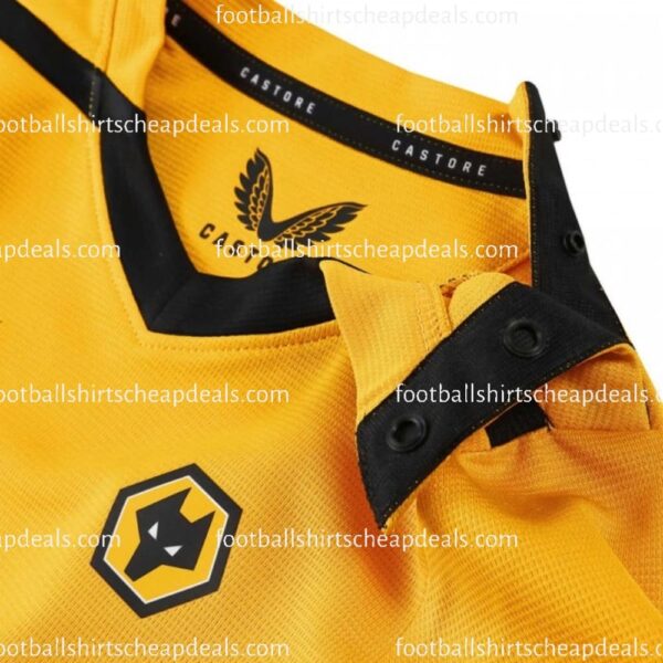 the details of Wolves Home Kids Football Shirt 2022/23