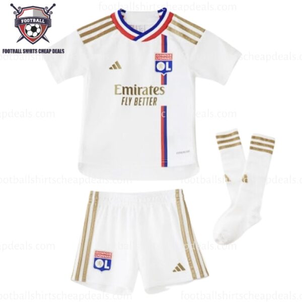 Olympique Lyonnais Home Kids Football Kit 2023/24