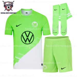 VfL Wolfsburg Home Kids Football Kit 2023/24