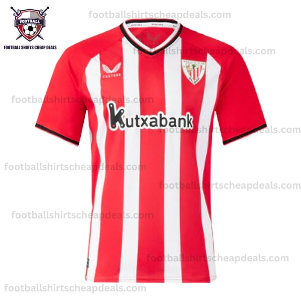 the front of Athletic Club Bilbao Home Adult Shirt 2023/24