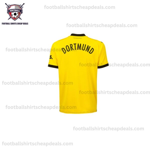 the back Dortmund Home Adult Football Shirt 2023/24