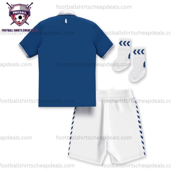 the back of Everton Home Kids Kit 2023/24
