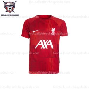 the front of Liverpool Home Men Football Shirt 2023/24