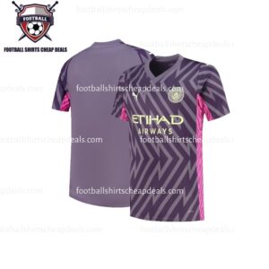 Manchester City Goalkeeper Purple Adult Football Shirt