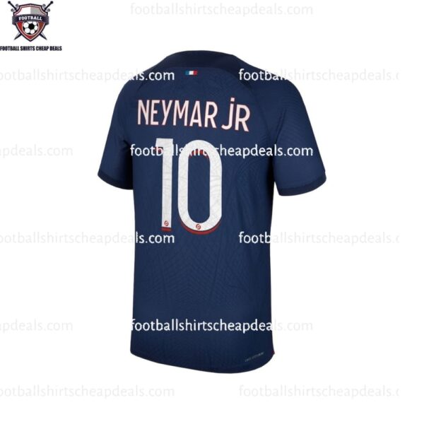 the back of PSG Home Neymar Jr 10 Adult Football Shirts Cheap Deals 2023/24