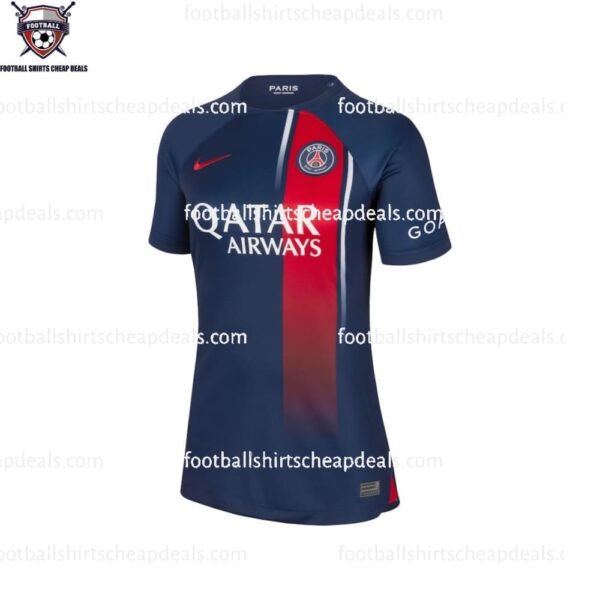 the front of PSG Home Women Football Shirts Cheap Deals 2023/24