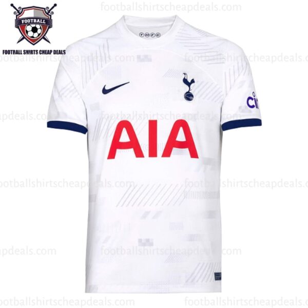 the front of Tottenham Home Men Football Shirts 2023/24