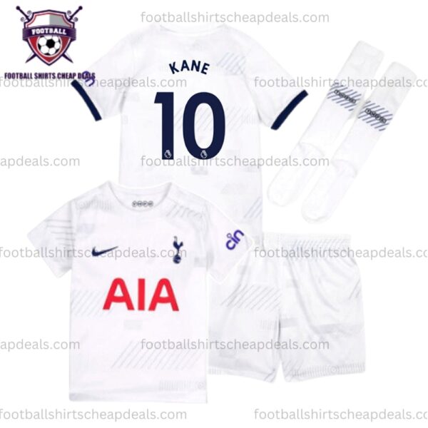 Tottenham Hotspur Home Kid Football Kit 2023/24 Kane 10