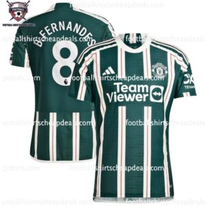 Man Utd Fernandes 8 Away 2023/24 Football Shirt