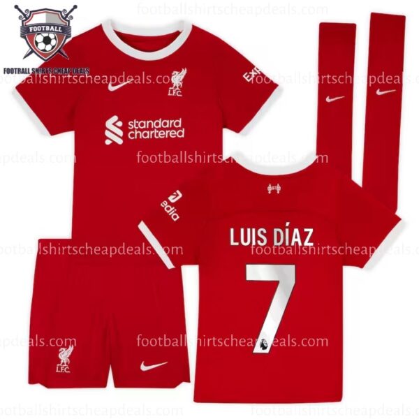 Liverpool Home Kid Kit 2023-24 Louis Díaz 41